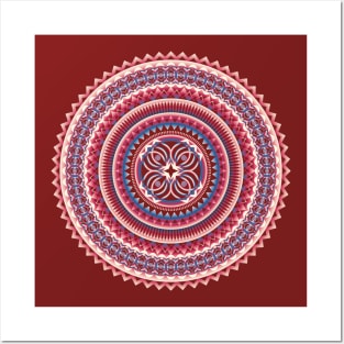 Bright Mandala Posters and Art